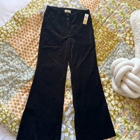 Anthropologie Pants - Maeve Velvet Flare Pants